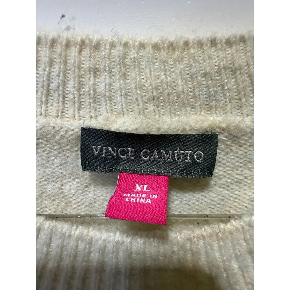 Vince Camuto Good Witch Front Graphic Long Sleeve Sweater Size XL - Picture 8 of 12